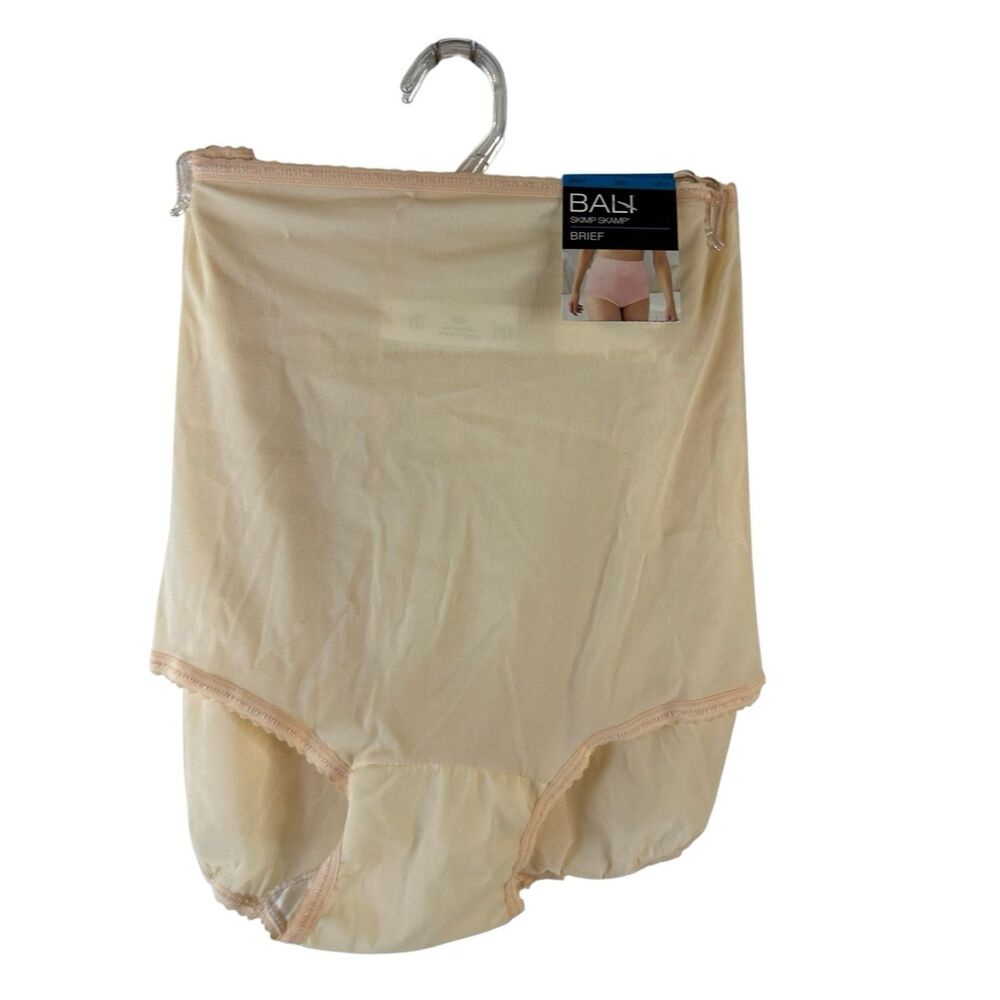 2 pairs Bali skimp‎ skimp panties mocha mist 2x size 9 new